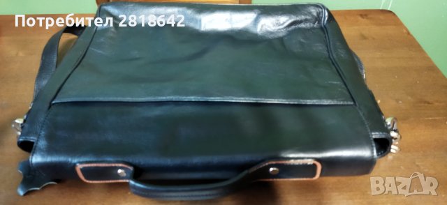 Чанта от естествена кожа за лаптоп - 110лв., снимка 2 - Чанти - 44507063