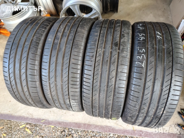 4бр.летни гуми CONTINENTAL 235 45 19 DOT17 цена за брой