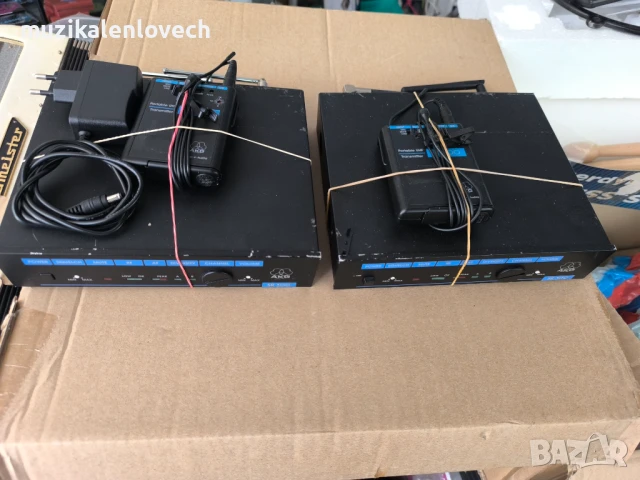 AKG WMS 300 INSTRUMENTAL SET - БЕЗЖИЧНА СИСТЕМА ЗА ИНСТРУМЕНТ Х 2 кмл - Made In Austria