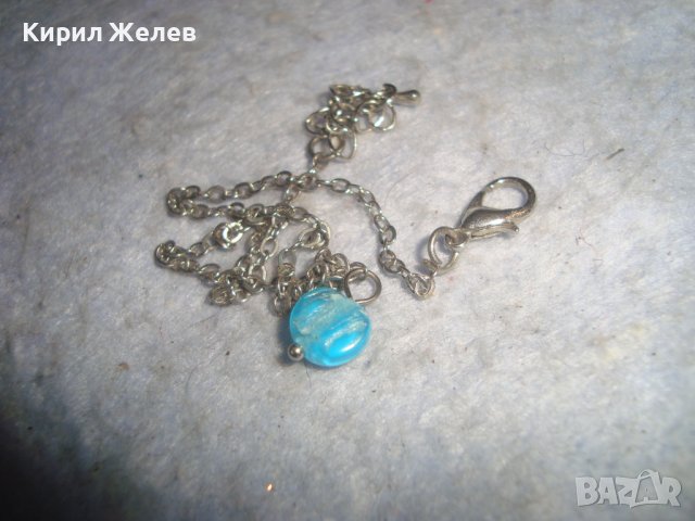 ФИНА НЕЖНА КРАСИВА СРЕБРИСТА АРТ ГРИВНИЧКА с ТАЛИСМАН ПРОТИВ УРОКИ 7153, снимка 2 - Гривни - 37026717