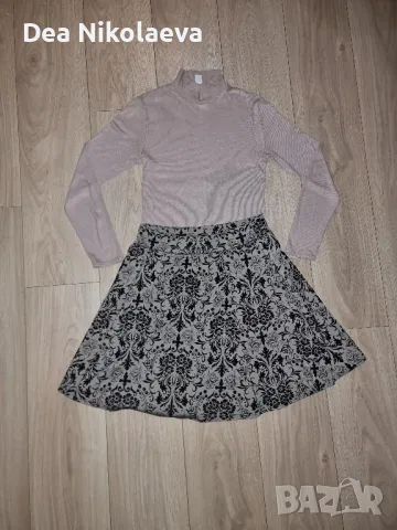 Лот в бежов цвят пола и блуза