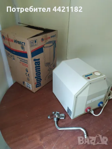 Продавам 5 л. бойлер на фирма "ЕЛДОМ". Монтаж над мивка., снимка 4 - Бойлери - 56266916