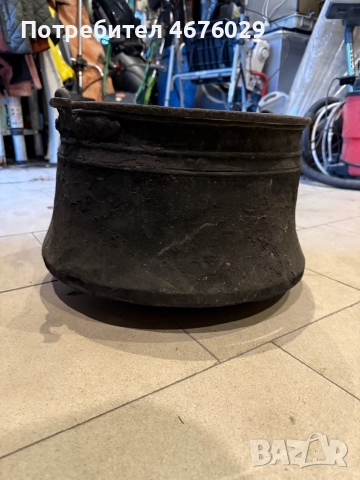 Медно менче, снимка 2 - Антикварни и старинни предмети - 52819389