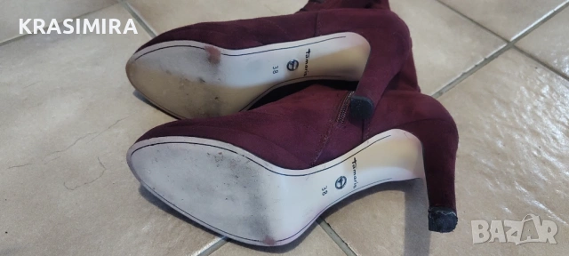 БОТИ НА Tamaris, снимка 3 - Дамски боти - 53884259