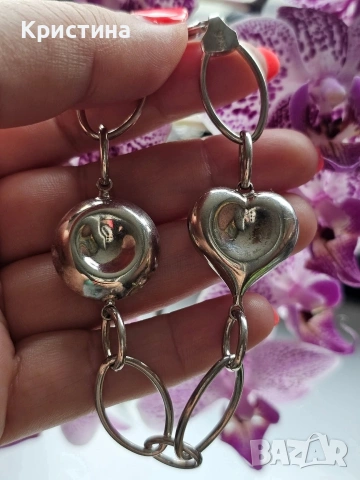 Красива сребърна гривна