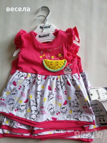 Бебешки рокли, розов цвят , снимка 3 - Детски комплекти - 37022460