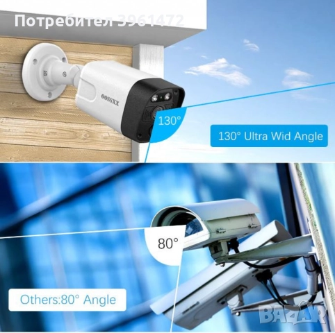 8 видео камери , снимка 2 - Комплекти за видеонаблюдение - 52816325