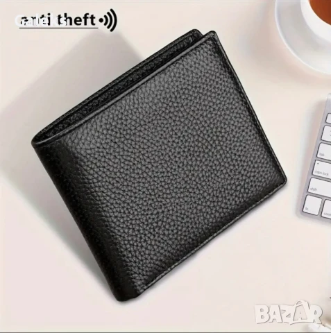 Защитени* Елегантни и Изискани мъжки портфейли с две лица /Черна естест. кожа!, снимка 4 - Портфейли, портмонета - 51429431