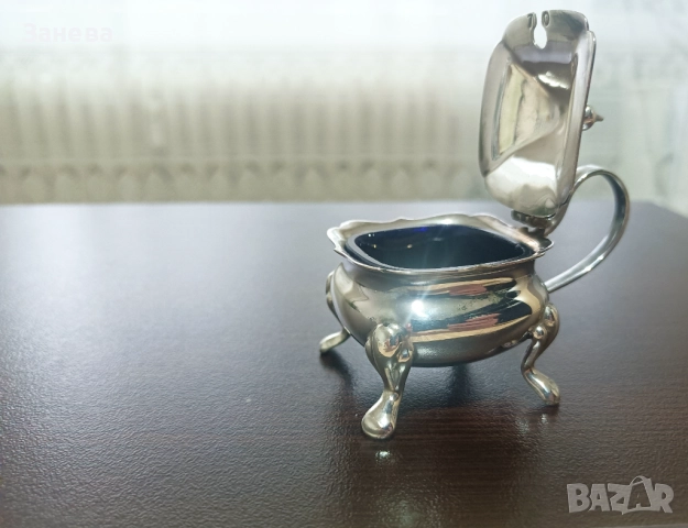 Английски  посребрен сет., снимка 3 - Антикварни и старинни предмети - 52584046