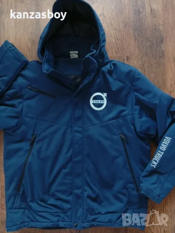 volvo trucks driver softshell jacket - ДЕБЕЛО мъжко софтшел яке НОВО БЕЗ ЕТИКЕТИ 2ХЛ, снимка 4 - Якета - 56260561