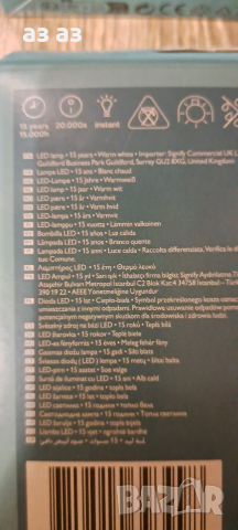 луничка/крушка LED Philips, GU10, 4.7W (50W), 380 лумена, Топла бяла светлина, снимка 3 - Лед осветление - 53883479