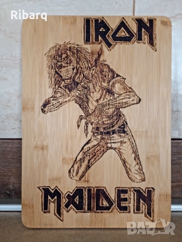 IRON MAIDEN дъска за мезета 