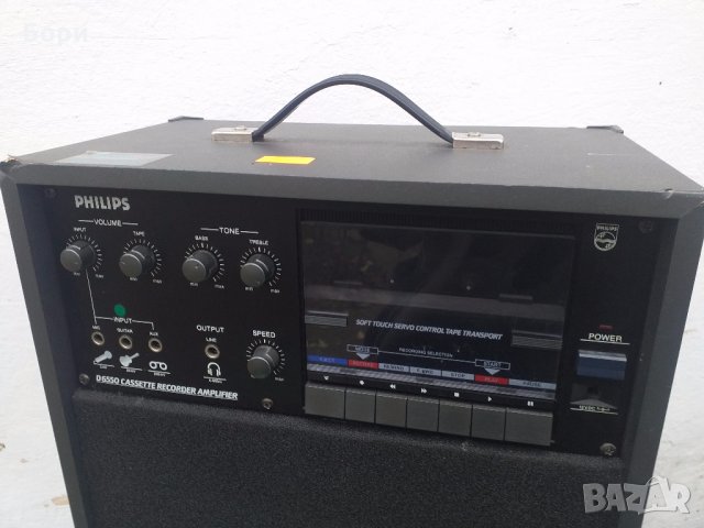 PHILIPS D6550 Cassette Recorder Amplifier - Karaoke, снимка 6 - Радиокасетофони, транзистори - 31144796