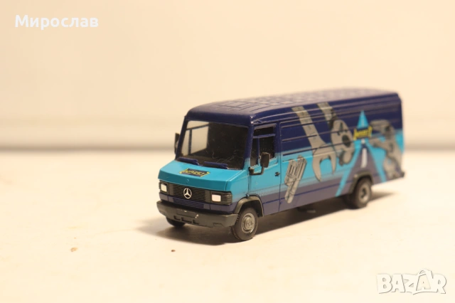 HERPA 1/87 H0 MERCEDES BENZ 609 711 HAZET КОЛИЧКА МОДЕЛ, снимка 2 - Колекции - 54316726