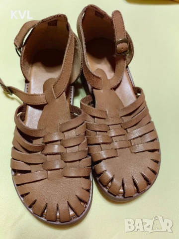 Сандали, естествена кожа, 38