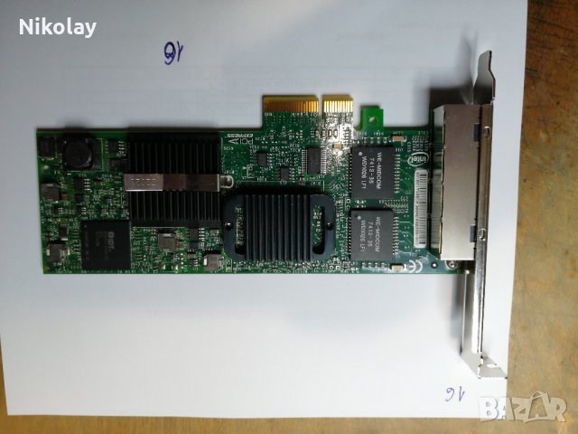LAN PCI-e карта  1000х2, 1000х4, INTEL PRO, снимка 10 - Мрежови адаптери - 21546869