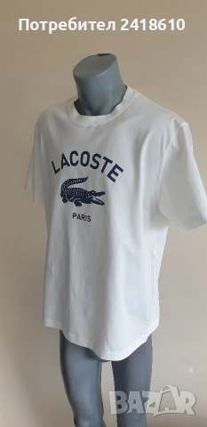 Lacoste Cotton Classic Fit  Unisex Size L НОВО! ОРИГИНАЛНА Унисекс Тениска!, снимка 6 - Тениски - 54192594