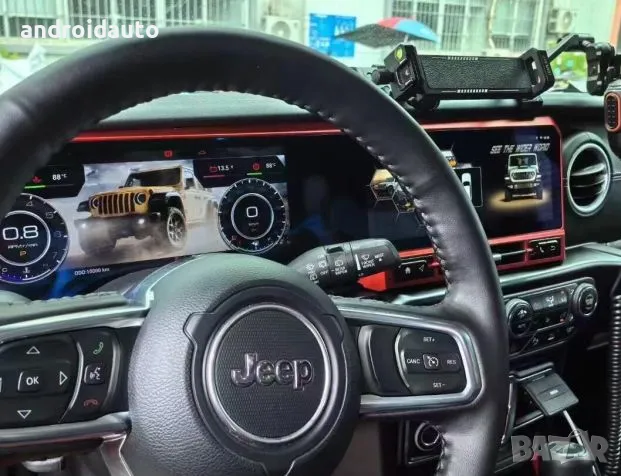 Мултимедия с дигитален километраж за Jeep Wrangler 2018 - 2023, снимка 3 - Аксесоари и консумативи - 49611041