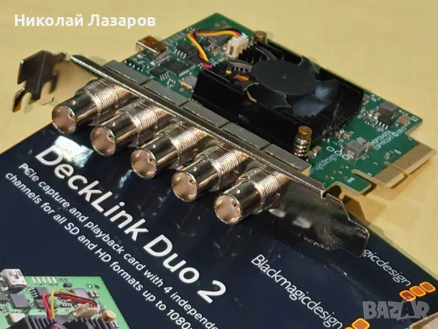 Blackmagic Design DeckLink Duo 2, снимка 2 - Видеокарти - 52641743