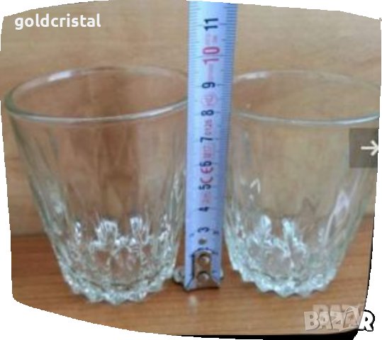 Руски стъклени чаши чашки , снимка 3 - Антикварни и старинни предмети - 36906171