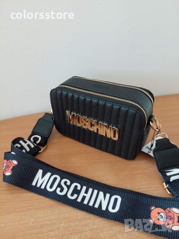 Луксозна черна чанта Moschino код DS-89-4, снимка 2 - Чанти - 40717110