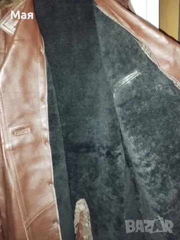 16.	Генералски реглан с кожена подплата и кожена яка, нов,  размер – 56 III цена : 450 лв., снимка 7 - Други - 47909847