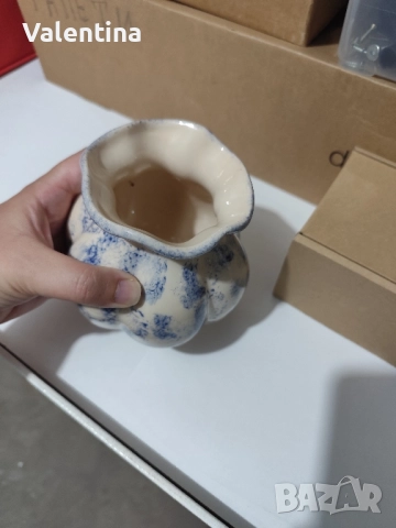 Керамична ваза ръчна изработка , снимка 4 - Вази - 51618659