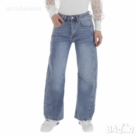 Дамски дънки с висока талия , снимка 6 - Дънки - 51946715