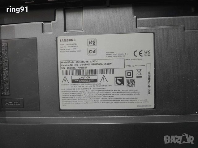 Main board - BN41-02990B-000 (BN94-17381Z) TV Samsung UE55BU8572U, снимка 4 - Части и Платки - 42821293