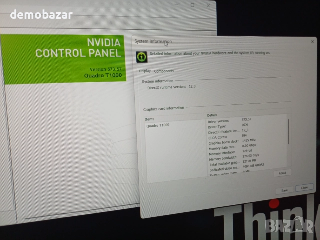 Lenovo P53 15.6'' IPS Core i7-9750H/16GB Ram/256GB SSD , снимка 8 - Лаптопи за работа - 52877944