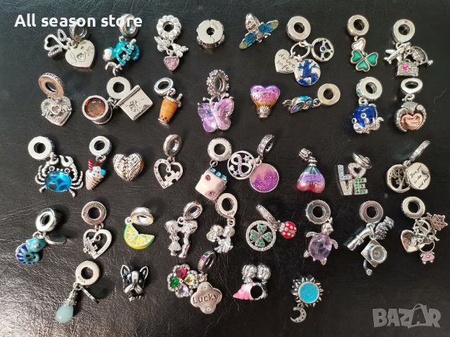 НОВИ! Сребърни талисмани за гривна Пандора! , снимка 2 - Гривни - 42900359