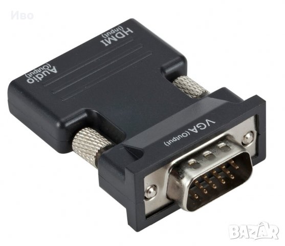 Адаптер HDMI към VGA + audio конвертор HDMI to VGA, снимка 3 - Друга електроника - 30087099