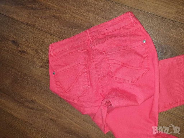 Червени дънки, снимка 3 - Панталони - 29131139