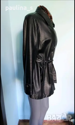 Естествена кожа / Два броя / Дамско марково яке и тренч "Style & Co" и "Rockandblue" - XL / 2XL , снимка 17 - Якета - 44779253