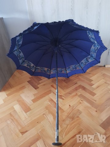 Стар дамски чадър за слънце ,края на 19 век, снимка 5 - Антикварни и старинни предмети - 30091042