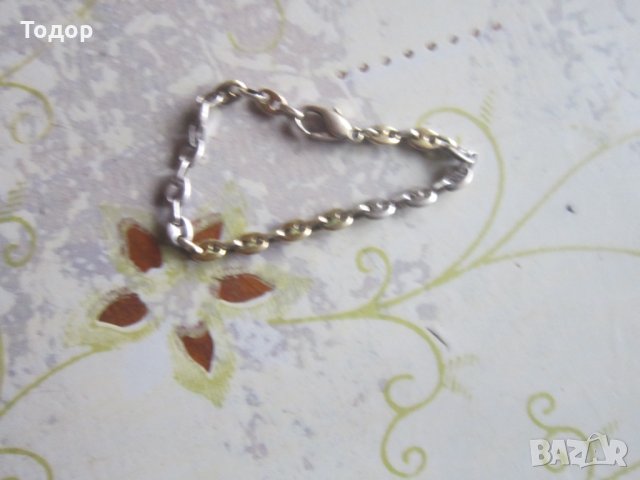 Дизайнерска позлатена сребърна гривна 4, снимка 6 - Гривни - 35194099