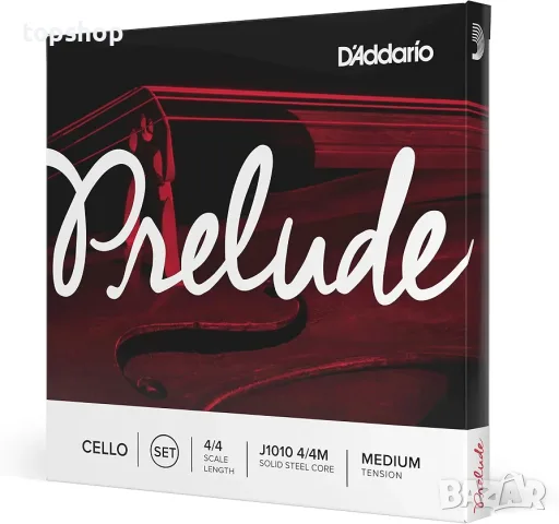 Чисто нов комплект струни за виолончело 4/4 D'Addario Prelude J1010 (Medium)  