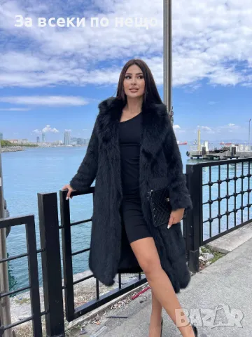 Луксозно дамско палто Код A140, снимка 5 - Палта, манта - 47552759