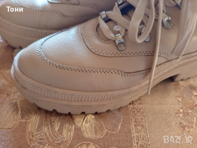 Нови Дамски Боти Изцяло от Естествена Кожа 40/41, снимка 4 - Дамски боти - 52912625