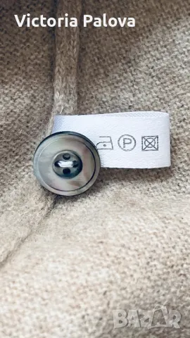 Зимна рокля модерен цвят светъл беж 100% кашмир, снимка 10 - Рокли - 48598505