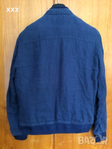 Zara Man ленено яке, снимка 4 - Якета - 51869887
