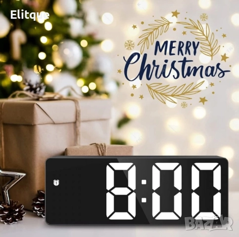 Дигитален настолен часовник с будилник и USB зареждане GH0712L, снимка 8 - Друга електроника - 52869977