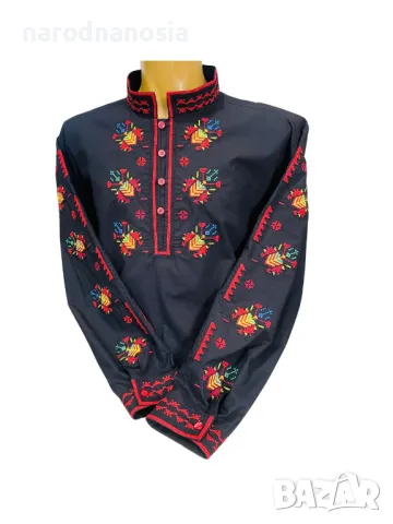 МЪЖКА РИЗА С БРОДИРАНА ШЕВИЦА - Модел 22, снимка 1