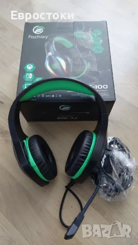 Геймърски слушалки Fachixy FC100 с микрофон за PS4/PS5/PC/Nintendo Switch, снимка 10 - Слушалки и портативни колонки - 47566719