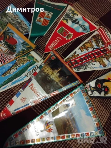 Лот от 9 знаменца от различни държави, снимка 3 - Антикварни и старинни предмети - 54101988