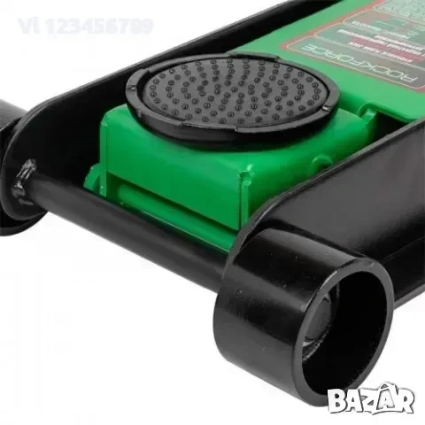 Крик хидравличен, крокодил нископрофилен 5т с педал ROCKFORCE , 90-550mm, снимка 3 - Аксесоари и консумативи - 54003415