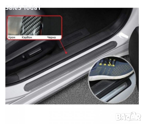 Фолио за прагове,7CM*5M, Карбон, снимка 4 - Аксесоари и консумативи - 42029202