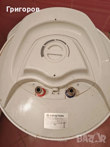 ОРИГИНАЛЕН ИТАЛИАНСКИ бойлер АРИСТОН ! НОВ АНОД ! За ползване или части, снимка 6 - Бойлери - 52774750