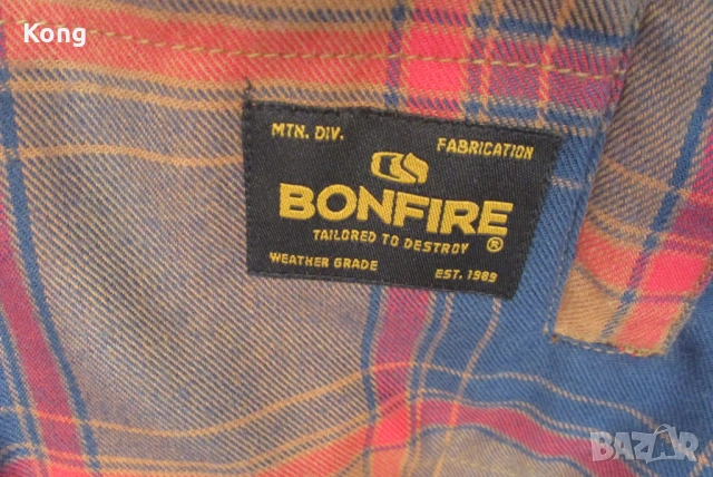 мъжко яке Kujs ски Сноуборд Bonfire с качулка Бонфайър snowboard, снимка 13 - Зимни спортове - 53233315