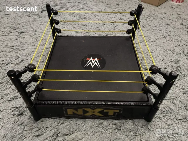 Ринг за играчки WWE NXT Action Spring Ring Wrestling кеч ринг с пружиниращ механизъм черен, снимка 11 - Колекции - 48202397